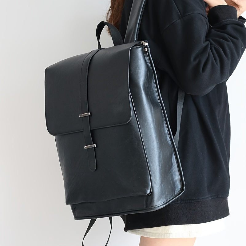 Andrea| Dames Kunstleren Waterdichte Laptop Rugzak