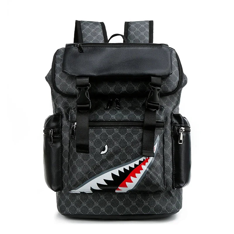 Heren Rugzak - Duurzame Leren Schooltas voor Laptop en Reis 0