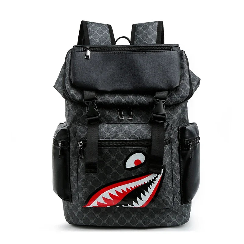 Heren Rugzak - Duurzame Leren Schooltas voor Laptop en Reis 1