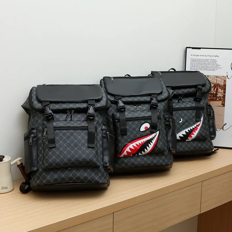 Heren Rugzak - Duurzame Leren Schooltas voor Laptop en Reis 4