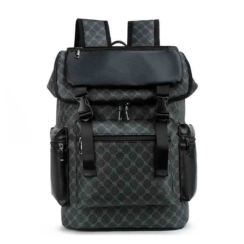 Heren Rugzak - Duurzame Leren Schooltas voor Laptop en Reis 6